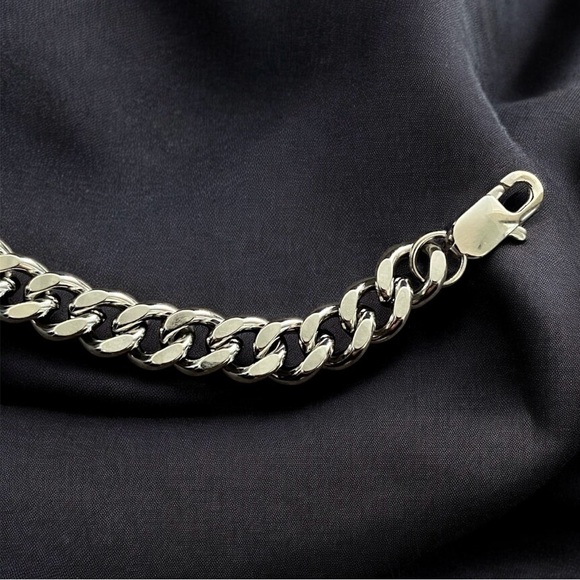 Cuban Stainless Steel 8.3 inch long and 10mm width men’s bracelet - FINAL PRICE! - Picture 2 of 3